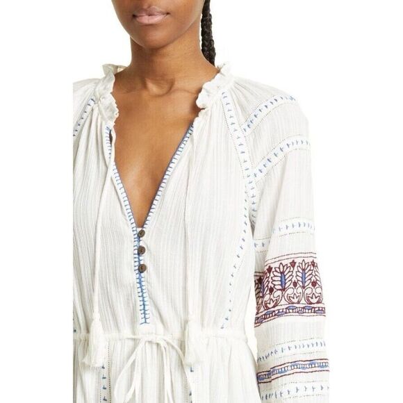 Veronica Beard Danica Long Sleeve Cotton Cover-Up Dress Size XS - Picture 2 of 16